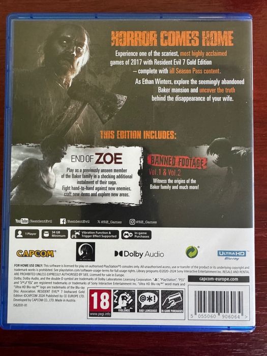 Resident Evil 7 Gold Edition PS5