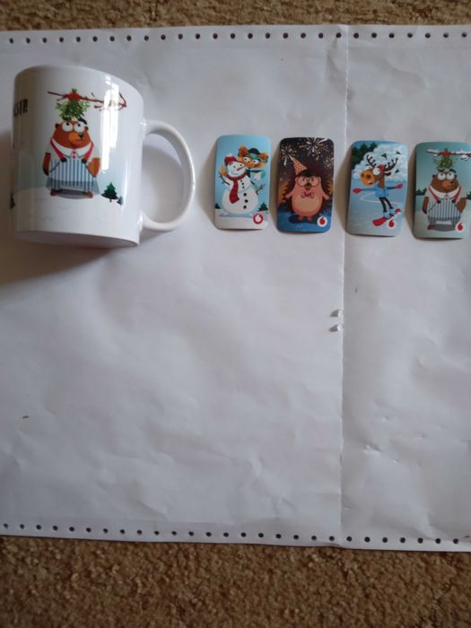 Vodafone- cana personalizata si magneti