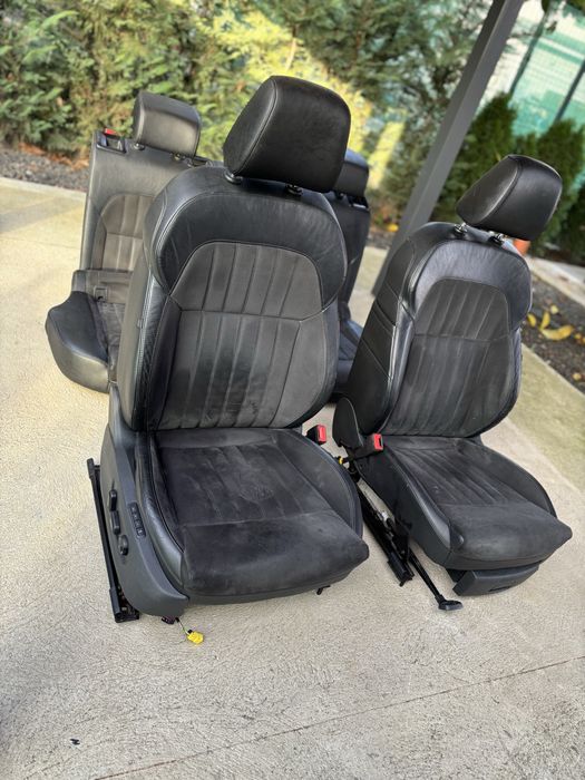 Interior Skoda Superb3 piele cu Alcantara fara incalzire