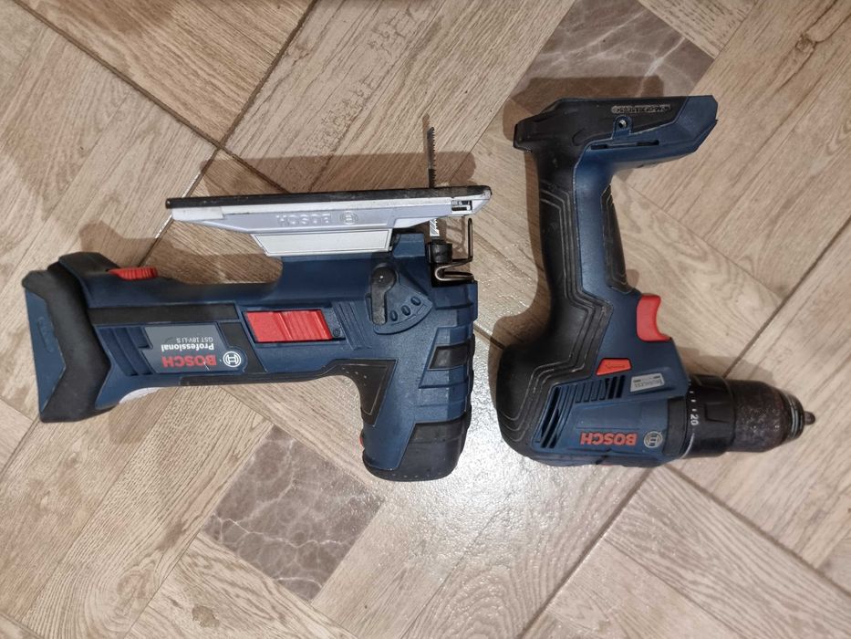 Прободен трион BOSCH GST 18V-Li S и винтоверт GSR 18V-55