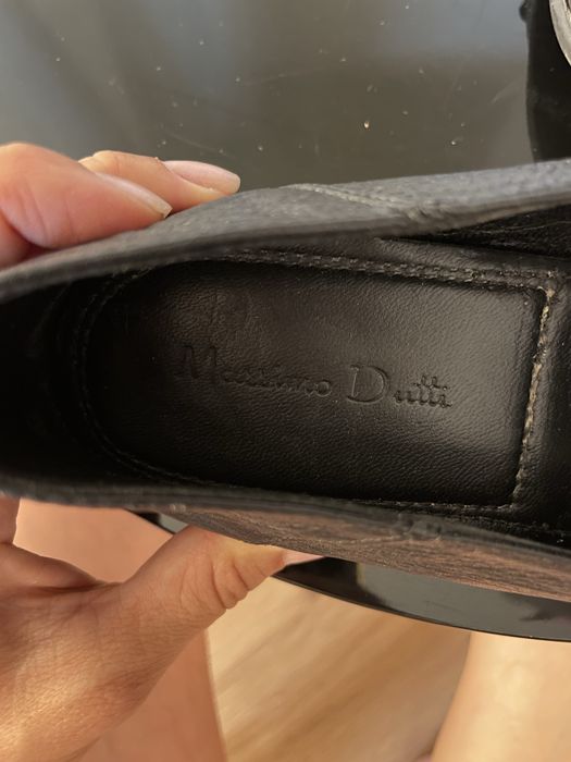 Мокасини естествена кожа Massimo Dutti