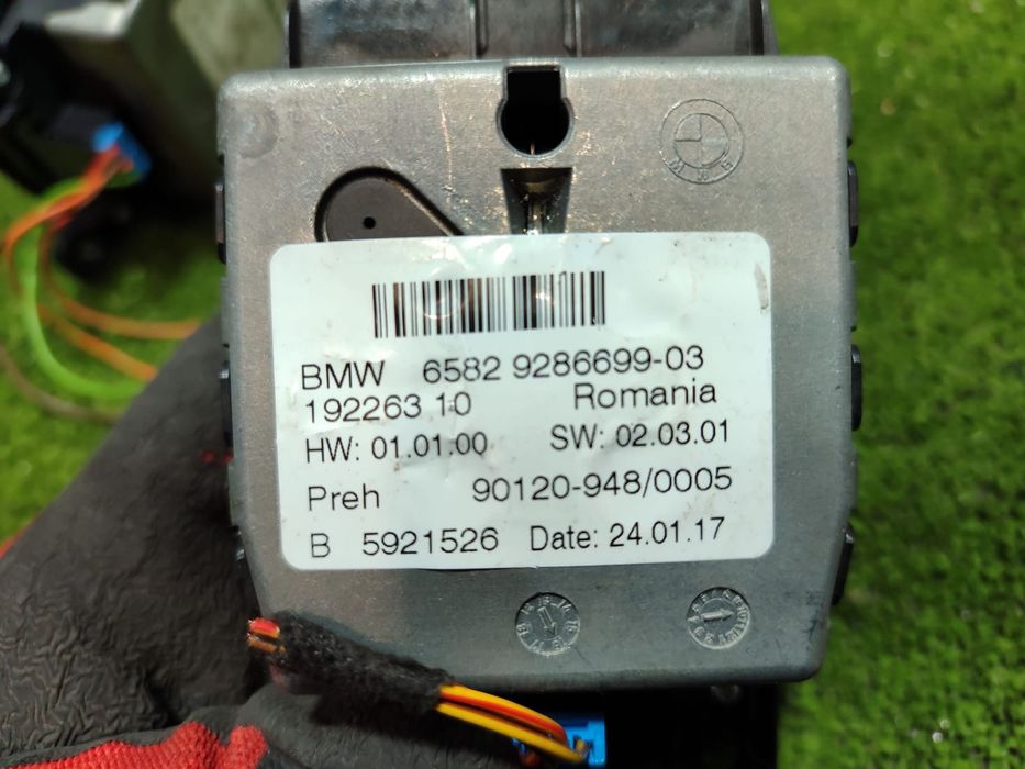 JOYSTICK CONTROL MEDIA (2 BUC.) BMW E93 320D 2013 2.0 DIESEL COD OEM 9286699 / 9286699-03 / 9267955 / 9267955-01 / DECAPOTABILĂ (CABRIOLET) 2005-2013