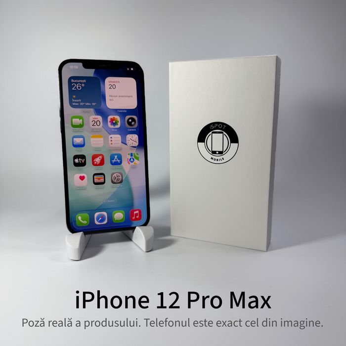ispotmobile.ro  iPhone 12 Pro Max 128 - 256 - 512 gb ! Garantie 2 ani + cadou