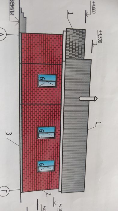 Продам одноэтажный кирпичный дом трёх комнатный общая площадь 74кв