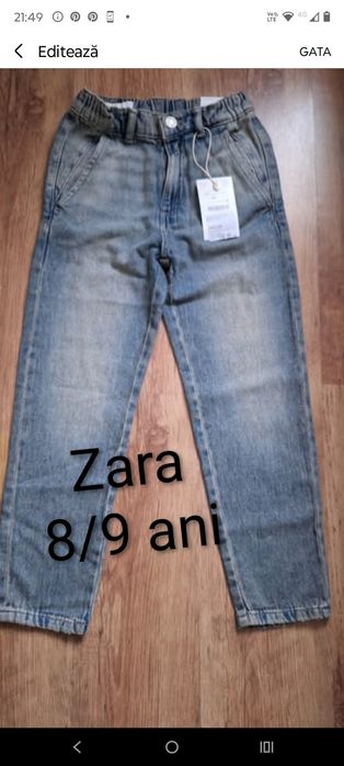 Blugi Zara  băiat noi