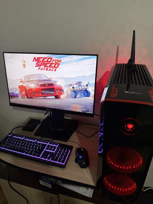 Setup gaming i5 10600K. 32g ddr4, ssd nvme 512GB monitor144HZ  video 8GB