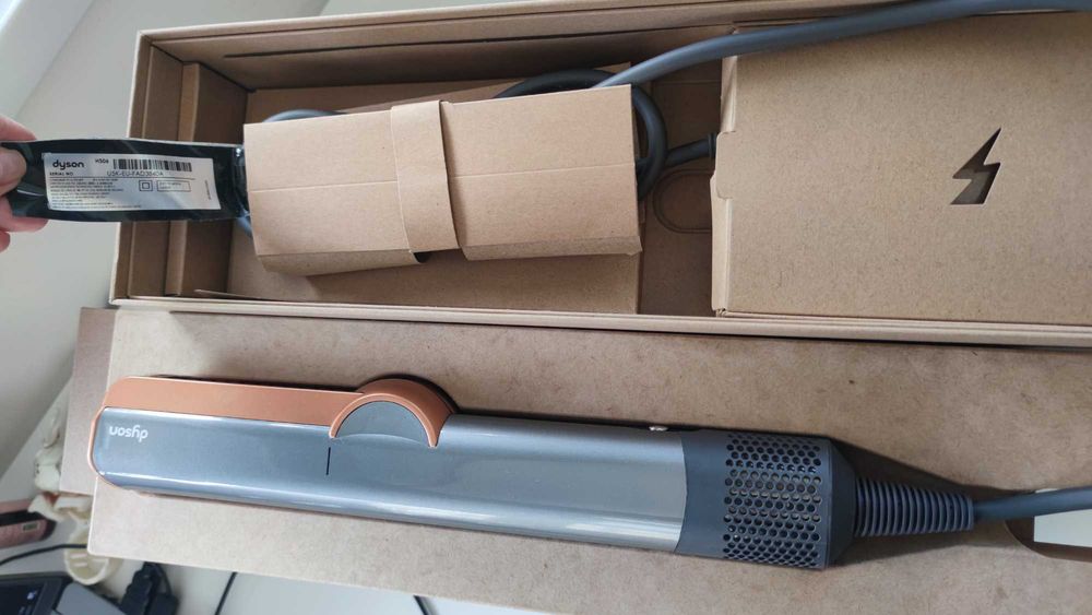 Aparat indreptat parul Dyson HT01 Airstrait (Nichel/Cupru) original