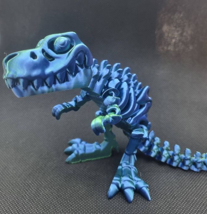 Подвижна 3D играчка скелет на динозавър