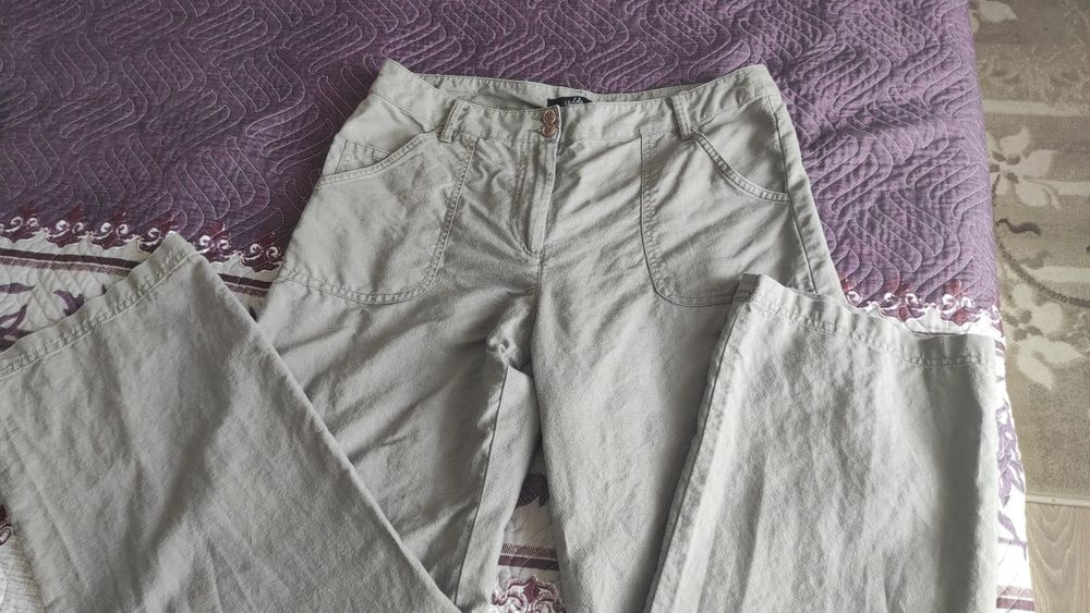 Pantaloni bumbac și in-  mărime 40