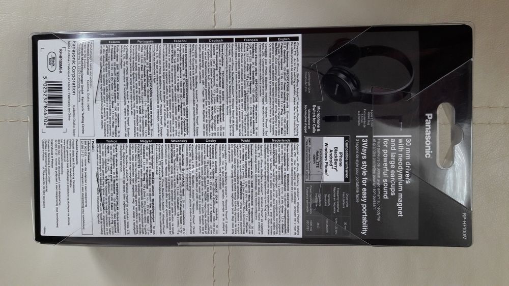 Слушалки Panasonic с микрофон