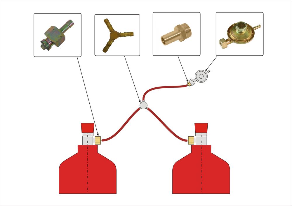 Правильное подключение газового баллона