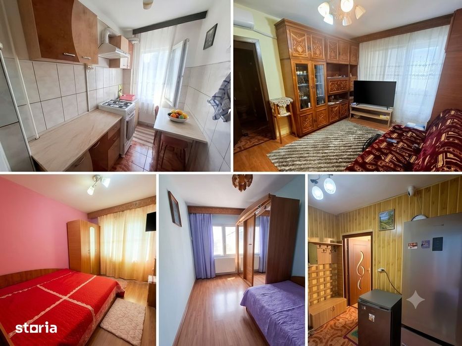 Ap. 3 camere, Cornișa Bistriței – Etaj 2, Mobilat | Comision 0%