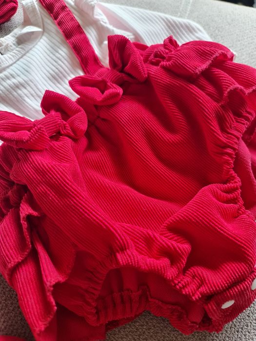 Бебешко боди с панделка и волани 2 броя