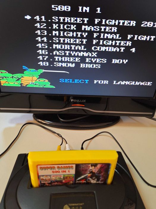 500 in 1 jocuri caseta discheta clasica cu jocuri pentru consola TV