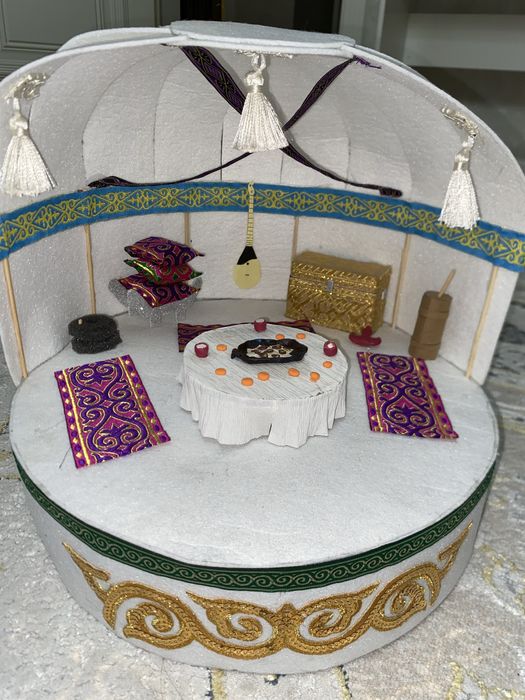 Мини-макет юрты ручной роботы