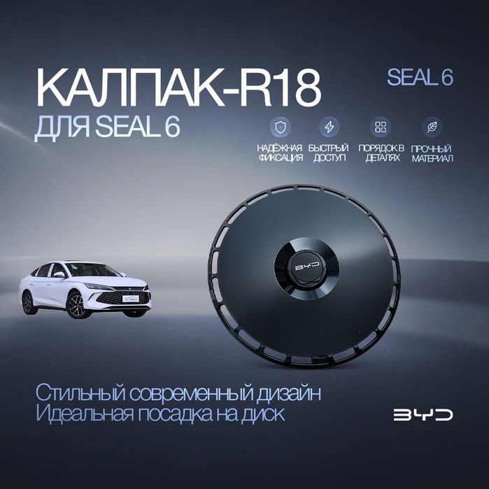 Колпаки R18 для BYD Seal 6