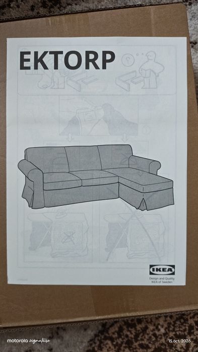 Ektorp huse canapea Ikea