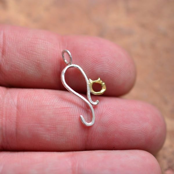 Сребърен медальон 925 „Коте“ | Фин талисман за нежност и защита