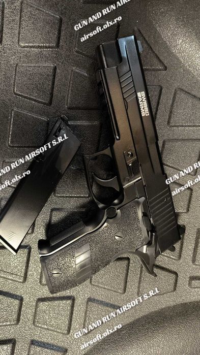 Pistol Modificat ~ Colt 5 JOULI! Cu Munitie BLOWBACK FULL METAL!! Co2