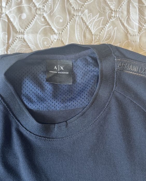 Tricou negru original Armani Exchange - marime L