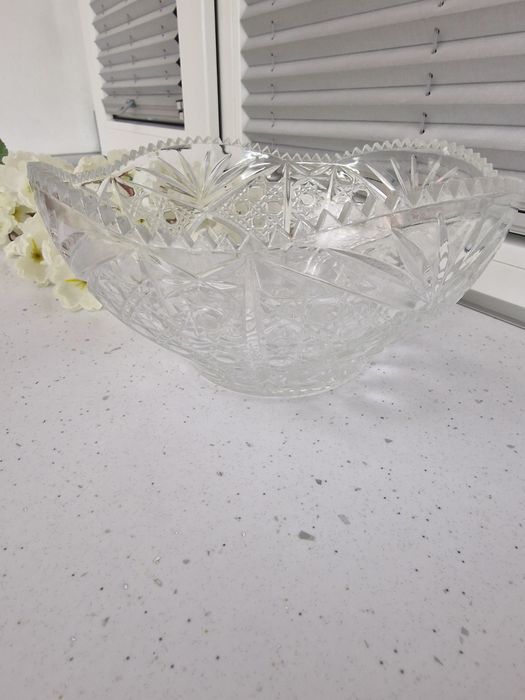 Ваза для фруктов хрусталь