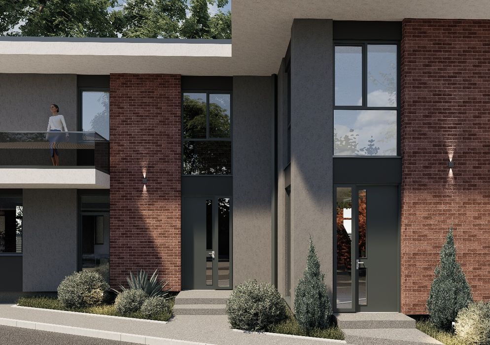 Case cuplate + Casa Individuala P+E NZEB Panouri Fotovoltaice + stații încărcare Auto Finisaje Premium !