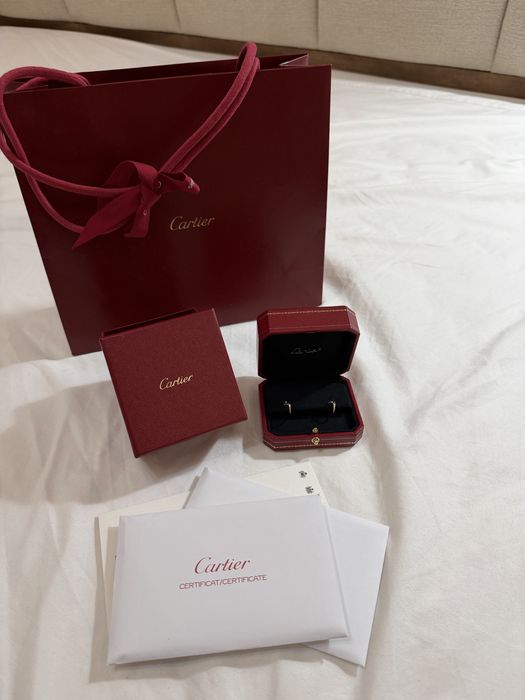 Cartier just un clou серьги оригинал