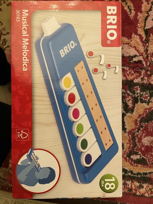 BRIO Musical Melodica – Wooden Toddler Instrument (18m+)