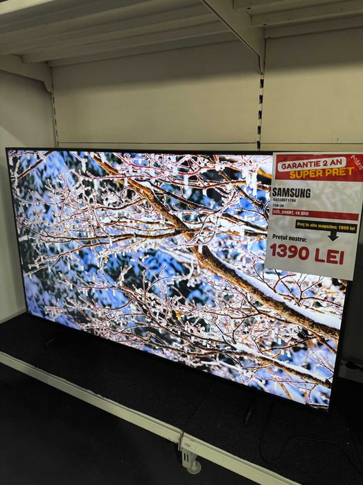 Televizor Samsung, 55 139cm, Smart, 4K, GARANTIE 2 ANI