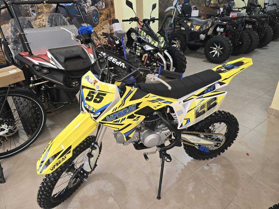 Кросов мотор 125cc cross” крос/ендуро НОВ 2026 с СТАРТЕР 55 номер