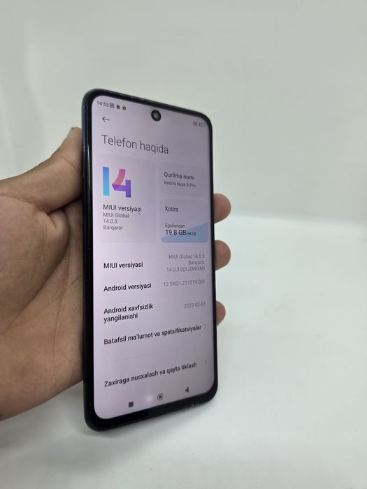 Redmi note 9pro dastavka bor