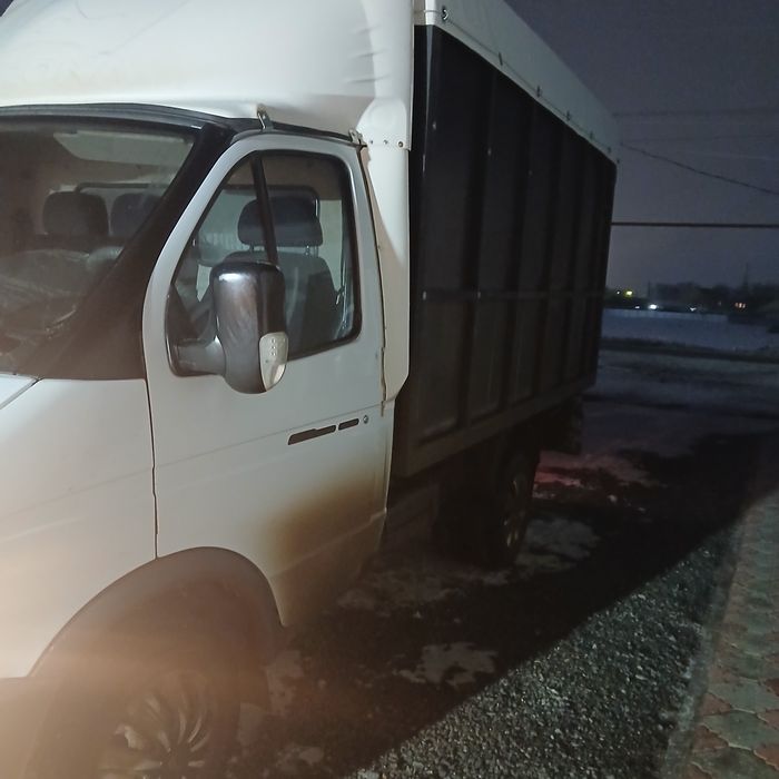 Газель с усесенный рамой