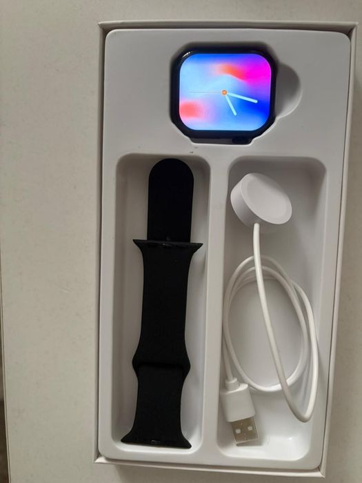 Смарт часы черные 44мм