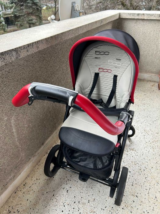 Peg Perego Fiat 500 Бебешка количка 3в1
