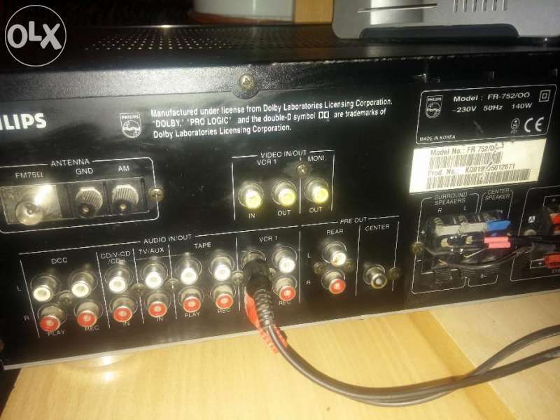 Philips FR752 Dolby Prologic Audio Video Receiver
