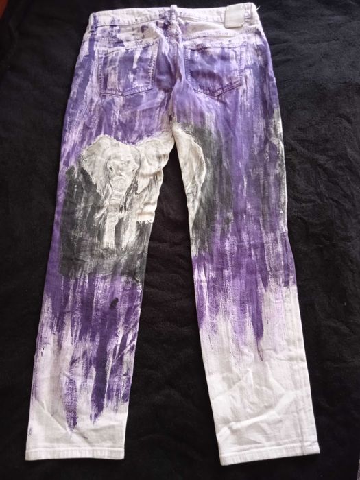 НОВИ ART Hand Made ръчно рисувани дънки на марката DRYKORN