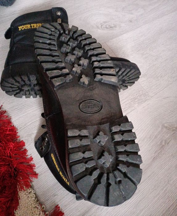 Bocanci protectie din piele "your trend"unisex,marimea 40.