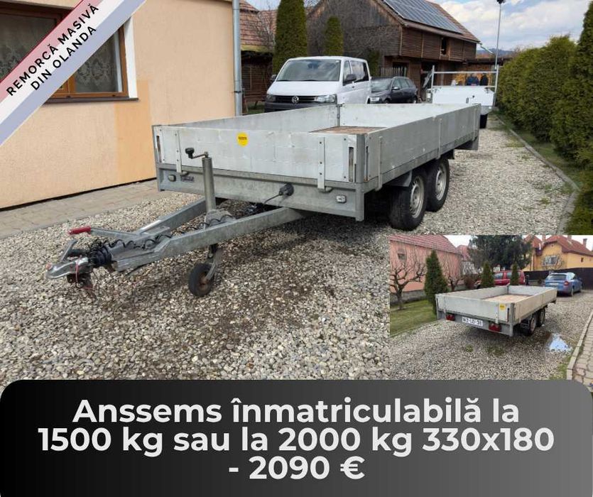 Remorci din Olanda de la 750 kg pana la 3500 kg - Citeste descrierea!