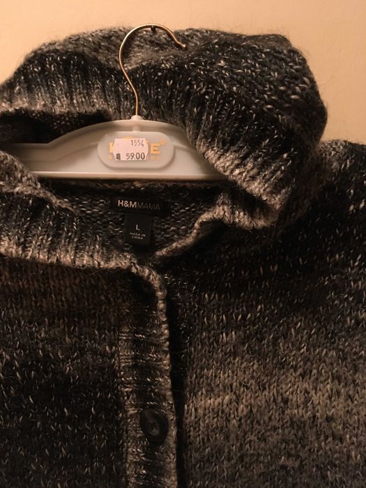 H&M Дамска Жилетка с Качулка L размер