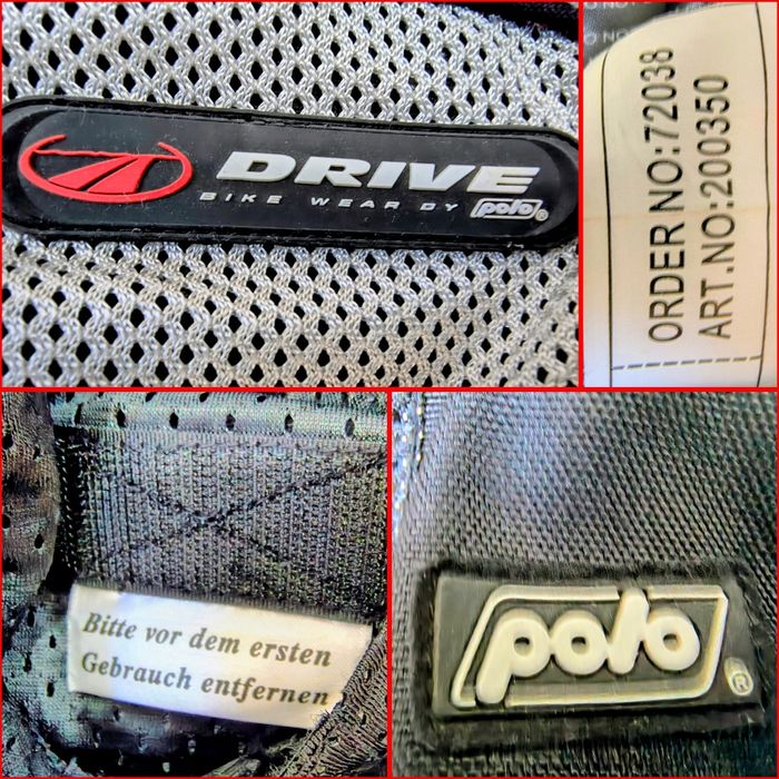 Geacă moto vară cu mesh și full protecții, Polo Drive, S