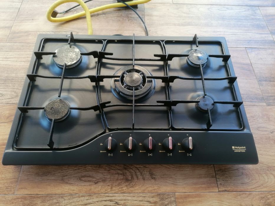 Plita pe gaz si cuptor electric hotpoint retro