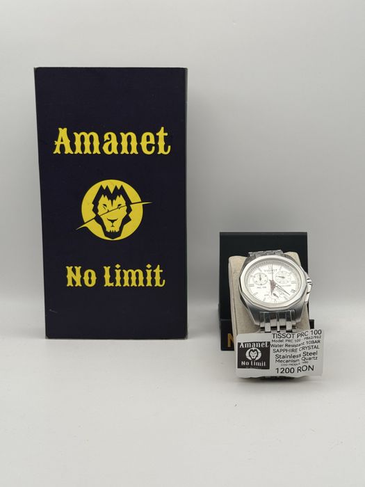 Ceas Tissot PRC 100 Model: P862/962  Geam Sapphire, AMANET NO LIMIT
