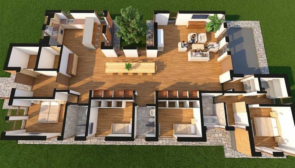 Proiectare Arhitectură Modernă nZEB | Case Parter, Vile, Duplex | Eficiență Energetică | Autorizatii de Construire