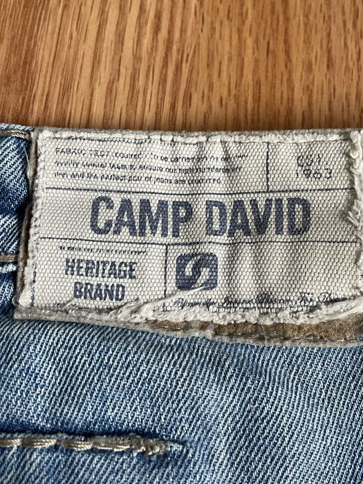 Y2K мъжки дънки Baggy Camp David