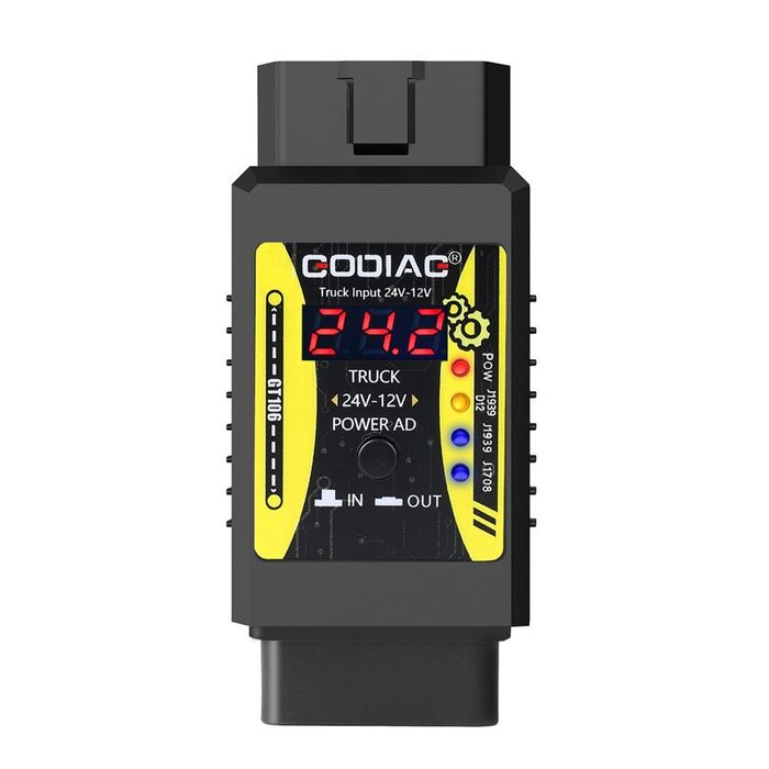 GODIAG OBD2  Heavy Duty адаптер за камиони  от 24V към 12V