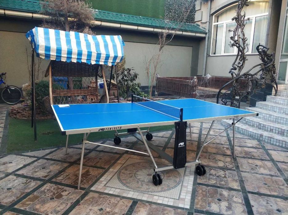 КАЧЕСТВО! Стол для Настольного тенниса T107. Защита от воды! СКИДКА!!