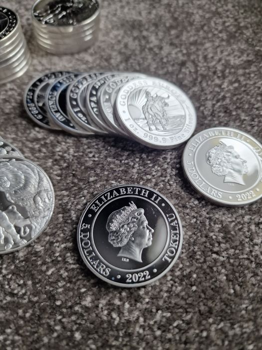 Lingou,monede de argint 999.9