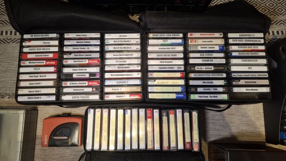 Deck Akai DX-57 3 capete dual capstan walkman Sony casete , casetofon portabil