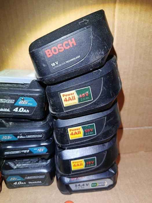 Baterii Acumulatori BOSCH Metabo MIlwaukee Fein Makita 12V 18V 10.8V