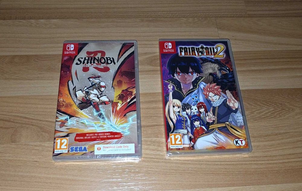 Joc Shinobi Art of Vengeance Nintendo Switch/ Fairy Tail 2 RPG actiune